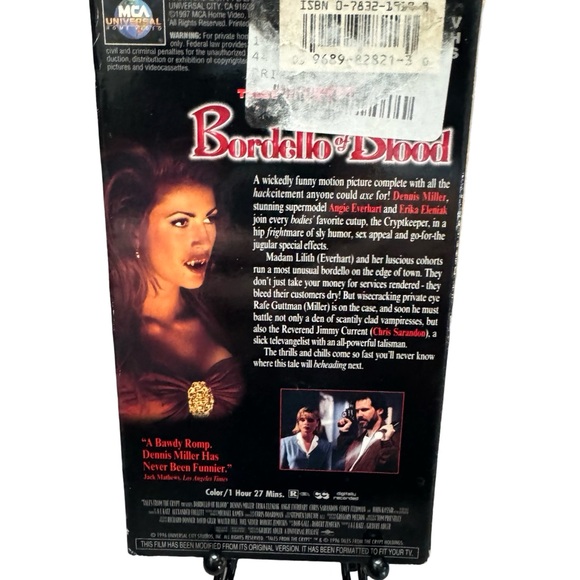 Tales From the Crypt: Bordello of Blood VHS: 90’s Horror: Vampire: Blockbuster - Picture 2 of 4